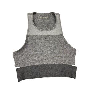 Outdoor Voices Heather Gray Crop tank Top small